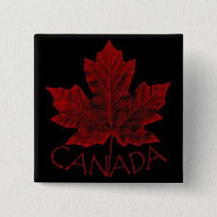 Canada Souvenir Knop Cool Canada Knoppen Cadeaus Vierkante Button 5,1 Cm
