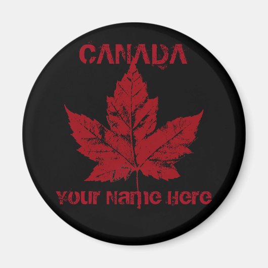 Canada Souvenir Koelkast Magnet Canada gepersonali (Voorkant)