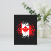Canada Souvenir Landmark, White North Flag Travel (Staand voorkant)