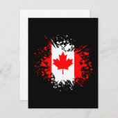 Canada Souvenir Landmark, White North Flag Travel (Voorkant / Achterkant)
