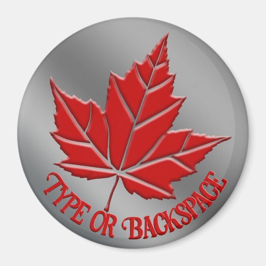 Canada Souvenir Magnets Personalized Canada Gift Magneet (Voorkant)