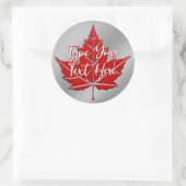 Canada Souvenir Magnets Personalized Canada Gift Ronde Sticker (Tas)