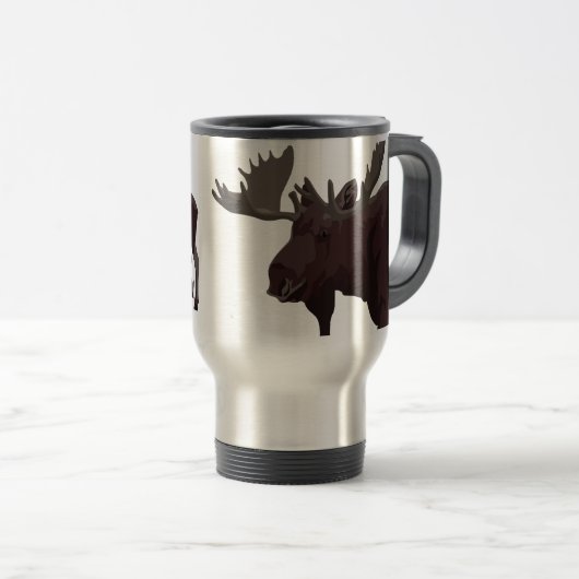 Canada Souvenir Mok Coffee Cup Canada Moose Cup (Voorkant rechts)