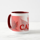 Canada Souvenir Mok Coffee Cup Maple Leaf Cup (Voorkant links)