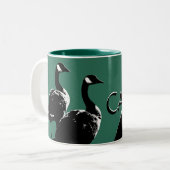 Canada Souvenir Mok koffiekop Canada Gans Beker (Voorkant links)