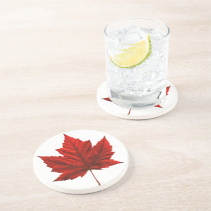 Canada Souvenir Onderzetter Canada Maple Leaf Onde