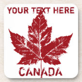 Canada Souvenir Onderzetter Cool Aangepaste Canada (Voorkant)
