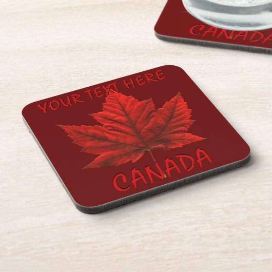 Canada Souvenir Onderzetter Custom Canada Onderzet (Linkerzijde)