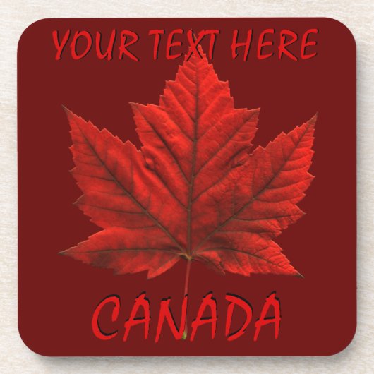 Canada Souvenir Onderzetter Custom Canada Onderzet (Voorkant)