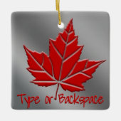 Canada Souvenir Ornament Personalized Canada Gift (Voorkant)