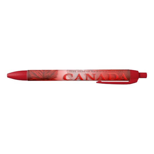 Canada Souvenir Pens Canada Maple Leaf Pen Custom (Bodem)