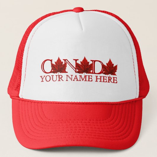 Canada Souvenir Pet Canada Maple Leaf Petten Pette (Voorkant)