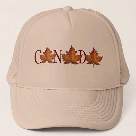 Canada Souvenir Pet Canada Maple Leaf Trucker Caps (Voorkant)