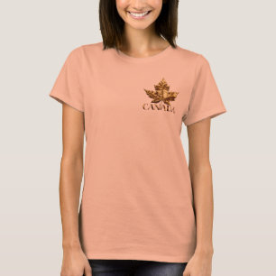 Canada Souvenir Plus-formaat Gold Medal-Shirt voor T-shirt