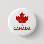 Canada Souvenir Ronde Button 3,2 Cm (Voorkant)