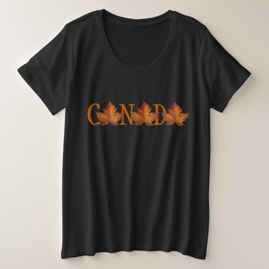 Canada Souvenir Shirt Canada Plus Size Shirt (Design voorkant)