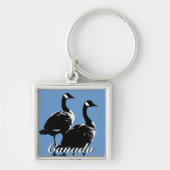 Canada Souvenir Sleutelhanger Canada Ganzen Aanden (Voorkant)