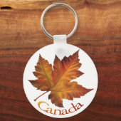 Canada Souvenir Sleutelhanger Canada Maple Leaf Gi (Voorkant)