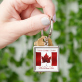 Canada Souvenir Sleutelhanger Canada Vlag Sleutelh (Hand)