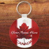 Canada Souvenir Sleutelhanger Gepersonaliseerd Can (Voorkant)