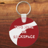 Canada Souvenir Sleutelhanger Gepersonaliseerd Can (Achterkant)
