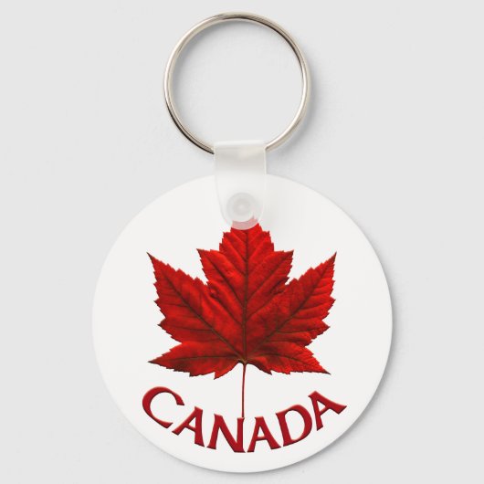Canada Souvenir Sleutelhanger Maple Leaf Sleutelha (Voorkant)