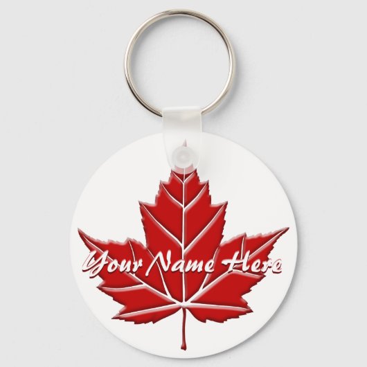 Canada Souvenir Sleutelhanger Personalized Canada  (Voorkant)