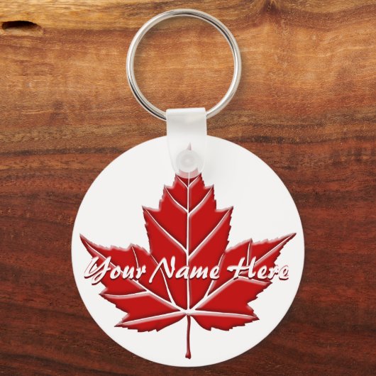 Canada Souvenir Sleutelhanger Personalized Canada  (Voorkant)