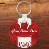 Canada Souvenir Sleutelhanger Personalized Canada (Voorkant)