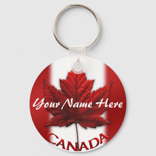 Canada Souvenir Sleutelhanger Personalized Canada  (Voorkant)