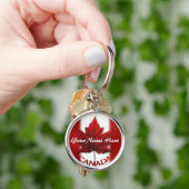 Canada Souvenir Sleutelhanger Personalized Canada  (Hand)