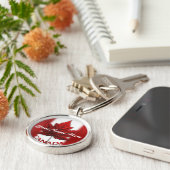 Canada Souvenir Sleutelhanger Personalized Canada  (Zijkant)