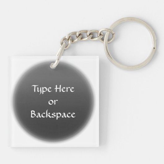 Canada Souvenir Sleutelhanger White Maple Leaf (Achterkant)