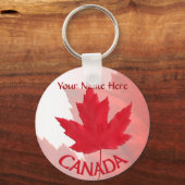 Canada Souvenir Sleutelhangers & Canada Vlag Sleut (Voorkant)