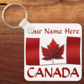 Canada Souvenir Sleutelhangers Canada Vlag Sleutel (Voorkant)