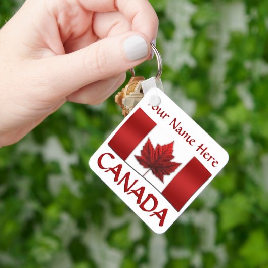Canada Souvenir Sleutelhangers Canada Vlag Sleutel (Hand)