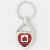 Canada Souvenir Sleutelhangers Custom Canada Flag  (Voorkant)