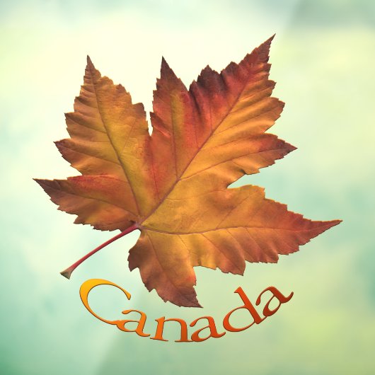 Canada Souvenir Sticker Custom Maple Leaf Decal (Vel 3)