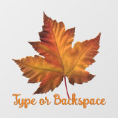 Canada Souvenir Sticker Custom Maple Leaf Decal (Vel)