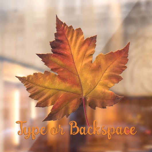 Canada Souvenir Sticker Custom Maple Leaf Decal (Vel 2)