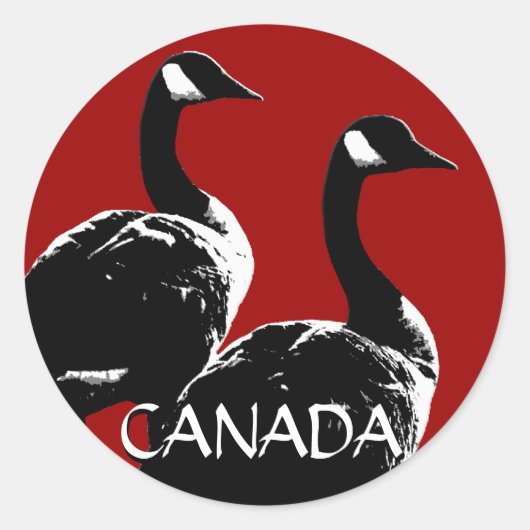 Canada Souvenir Stickers Canada Goose Stickers (Voorkant)