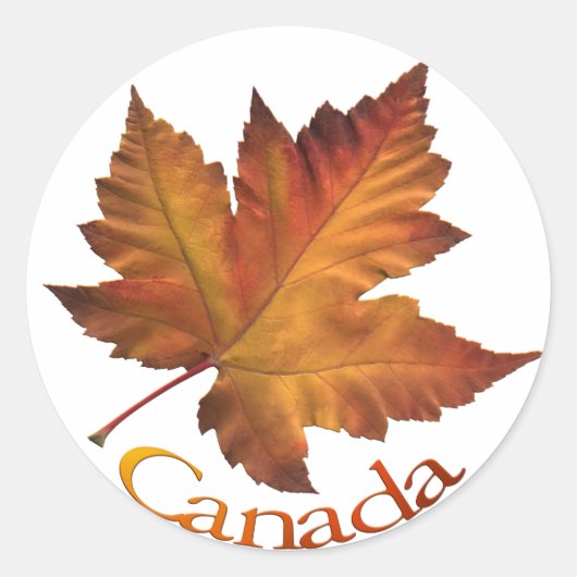 Canada Souvenir Stickers Maple Leaf Stickers (Voorkant)