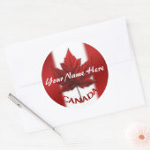 Canada Souvenir Stickers Personalized Canada Gift (Envelop)