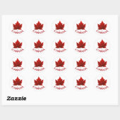 Canada Souvenir Stickers Rood Esdoornblad Stickers (Vel)