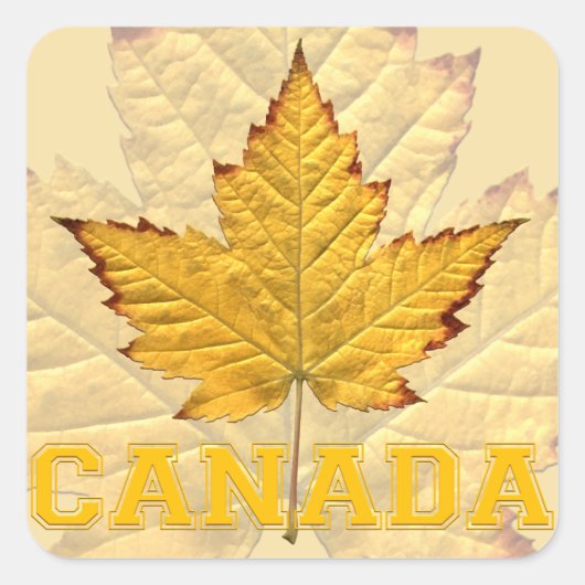 Canada Souvenir Stickers Varsity Canada Sticker (Voorkant)
