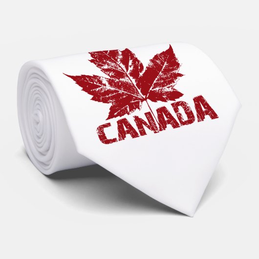Canada Souvenir Stropdas Cool Canada Maple Leaf St (Opgerold)