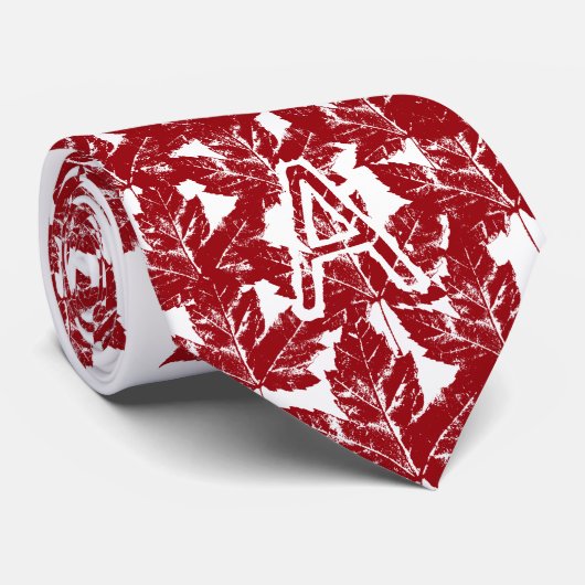 Canada Souvenir Stropdas Cool Red Retro Canada Str (Opgerold)