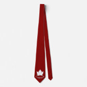 Canada Souvenir Stropdas Fun Canada Maple Leaf Str (Voorkant)