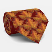 Canada Souvenir Stropdas Gold Canada Maple Leaf Ne (Opgerold)