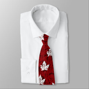 Canada Souvenir Stropdas Red Retro Mapleleaf Canad
